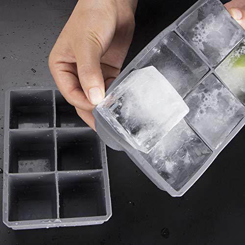 Bandejas de hielo de silicona Webake 2 piezas miniatura 5