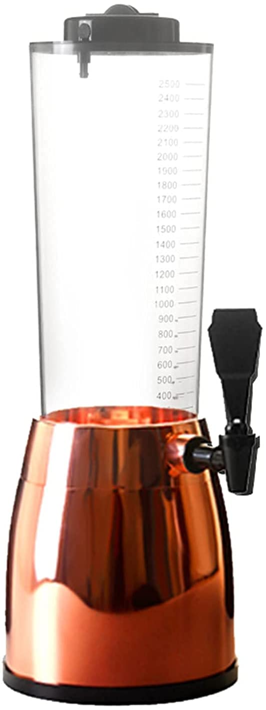 MU Bierturm, Bierfass-Spender, 2,5 l, für Bar, KTV, kommerzieller Weinspender, Saft, Bier, Taza, Bier, Kanone, Saft, Wein, Zubehör, C