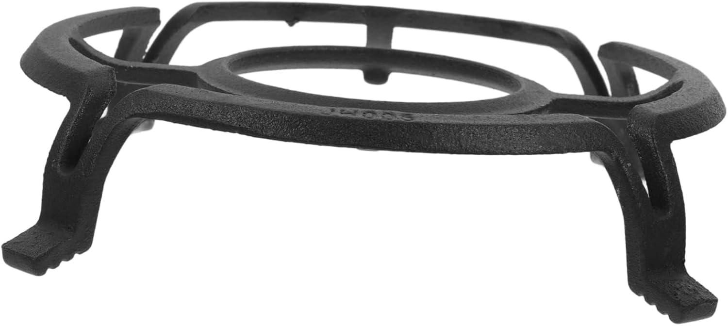Cast Iron Wok Ring Stand for Gas Electric Stoves Non-slip Four-leg Design Durable Support Rack for Stable Cooking Essential Kitchen Accessory