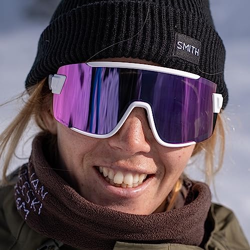 Image of SMITH Wildcat Sunglasses with ChromaPop Shield Lens - Performance Sports Sunglasses for Biking & More - For Men & Women