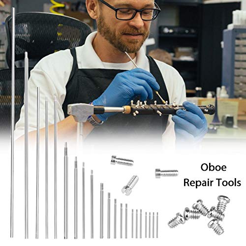Oboe Repair Kit,Oboe Maintanance Care Kit,Wear-Resistant Durable Oboe Repairing Tools for Oboe Parts Aging Dropping Replacement