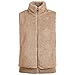 NP GAMBE OUTHUREMENT WOMENS GAME INVERNO FAUX-FURR GAINT FURRY zip senza maniche