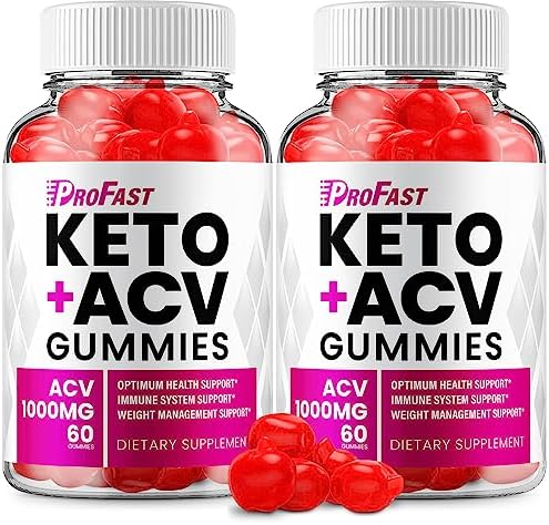(2 Pack) Pro Fast Keto ACV Gummies Keto Pro Fast ACV Advanced Formula Shark Plus Apple Cider Vinegar Keto Tank Gummies Dietary Supplement B12 Beet Root Juice Men Women (120 Gummies)