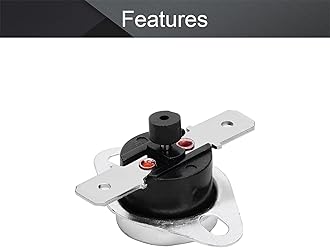 Fielect KSD301 Thermostat Temperature Control Switch,Adjust Snap Disc Temperature Switch 140°C Normally Closed 2 Pcs
