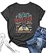 Magic Kingdom Shirt Women Belle Book Club Shirt: Beauty Princess Tshirt Reading Bookish Lover Gift Tee Vacation Tops Darkgrey