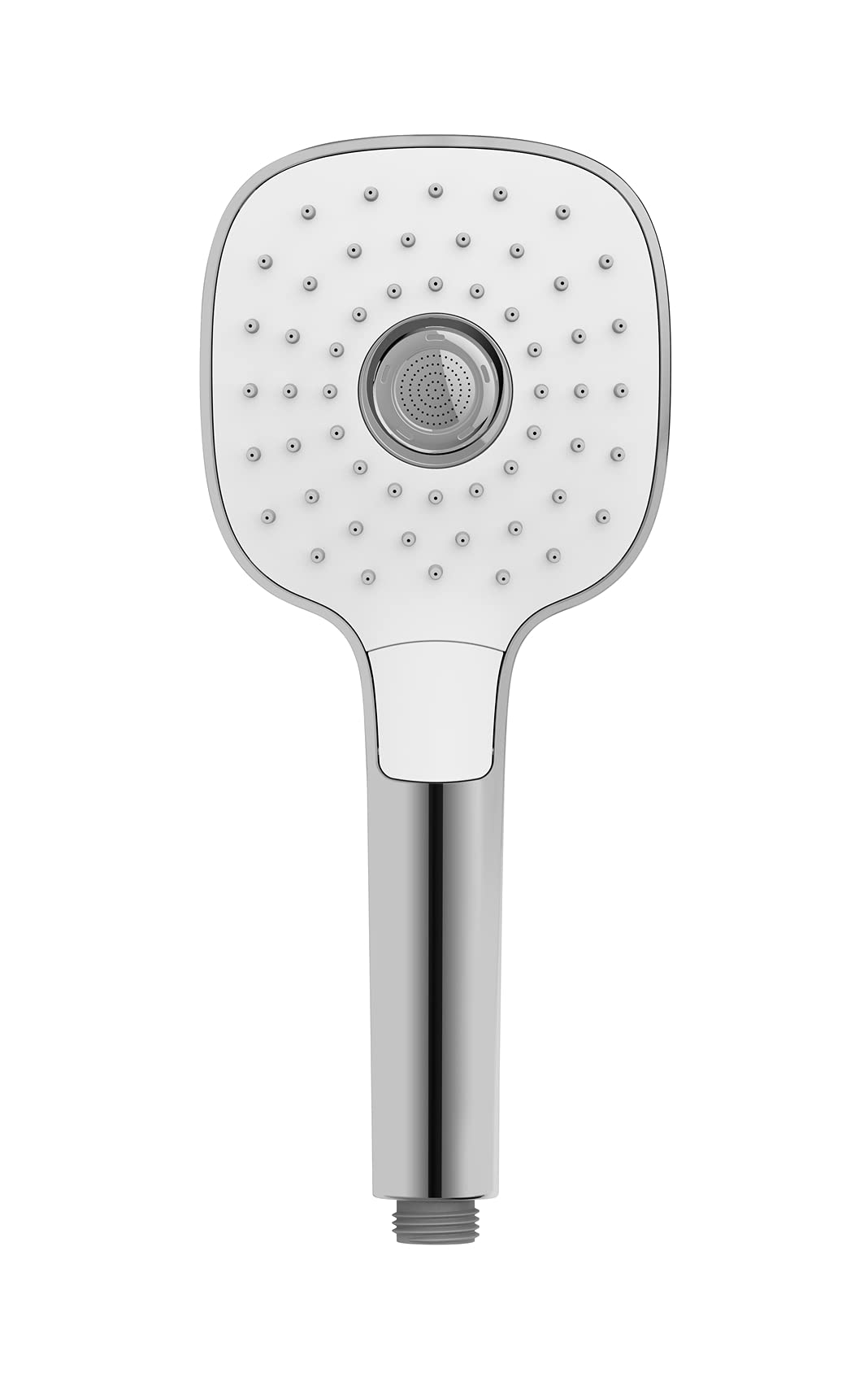 WENKOPower Boost Hand-Held Shower Head, ABS, Universal Connection and Fit, Sleek Modern Design, High Pressure & Relaxing Spray, 12x12cm, White