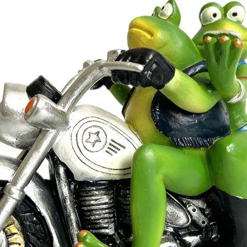 Figurine de jardin grenouille résine statue extérieure résistante aux intempéries