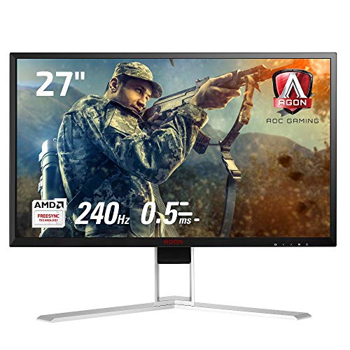 AOC ゲーミング モニター ディスプレイ AG271FZ2/11 (27インチ/FHD/TN/HDMI/応答速度0.5ms (MPRT) /3年保証/DisplayPort/240Hz/Low Input Lag/FreeSync/G-Sync/AdaptiveSync/フリッカーフリー/ローブルーモード)