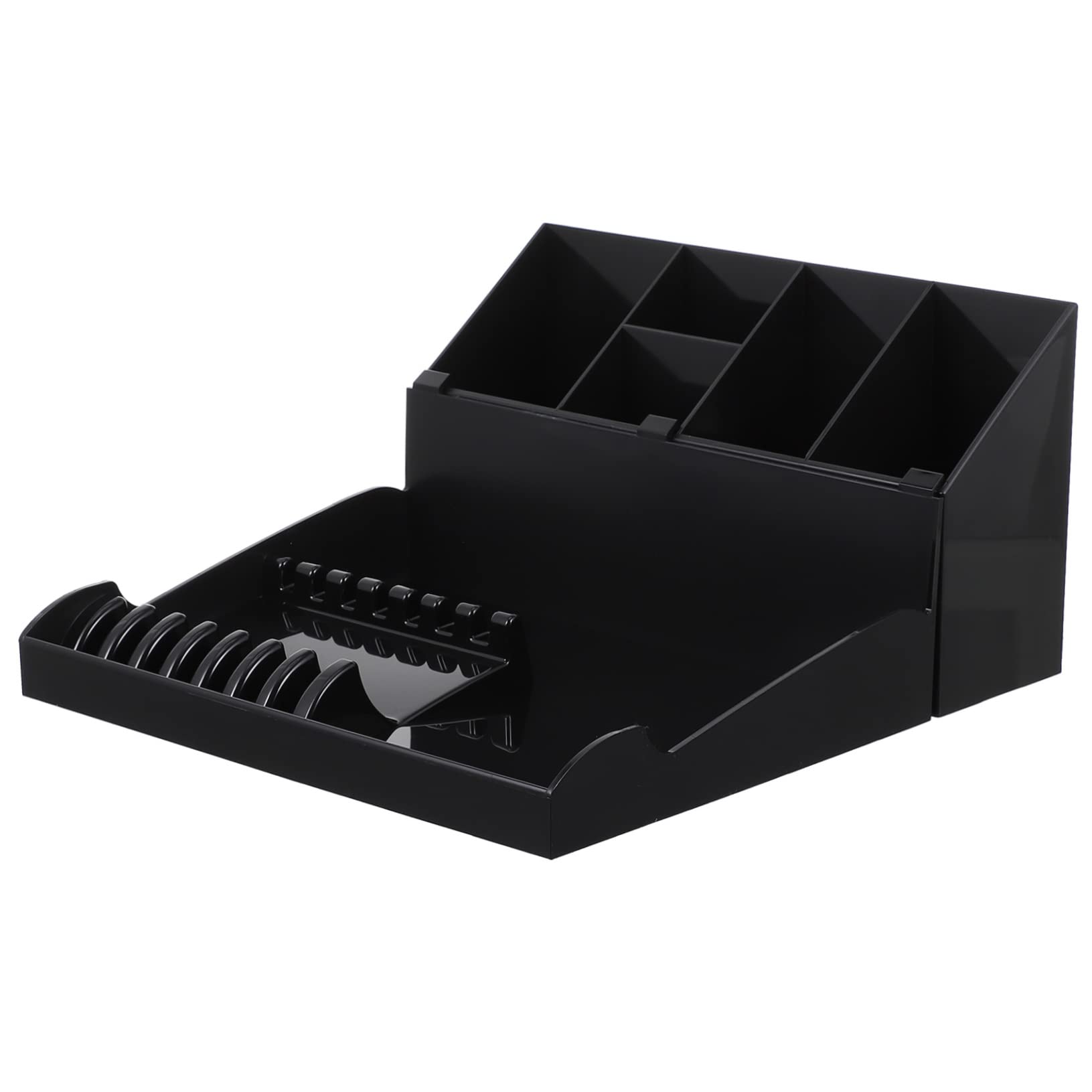 1ensemble Organisateur De Salon Professionnel Support De Ciseaux Et Peignes Avec Plateau De Rangement Pour Coiffeurs Et Barbier