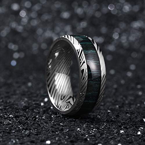 King Will Men Titanium Wedding Band 8mm Size 8 by King Will - Used condition - Image 2