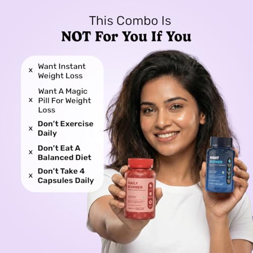 Image of What's Up Wellness Daily + Night Burner Combo | GLP1 for Weight Loss, Boosts Metabolism and Curbs Cravings | 24-Hour Weight Management | Burn Fat Day & Night