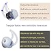 WKYMY Silicone Earbud Replacement Tips Ear Tips Compatible with Bose QC20 QC20i SoundSport SIE2i IE2 IE3 Headphone Rubber Tips Ear Bud Covers Large 3 Pairs