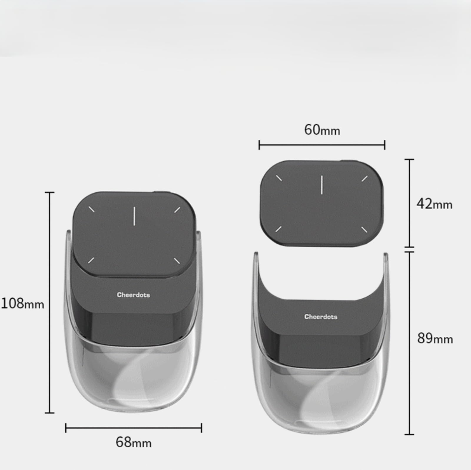 Genérico Ratón inalámbrico Bluetooth 3 en 1, ratón aéreo con función láser para Pasar páginas, ratón táctil para Oficina y educación, ratón ergonómico portátil para portátiles de Negocios.