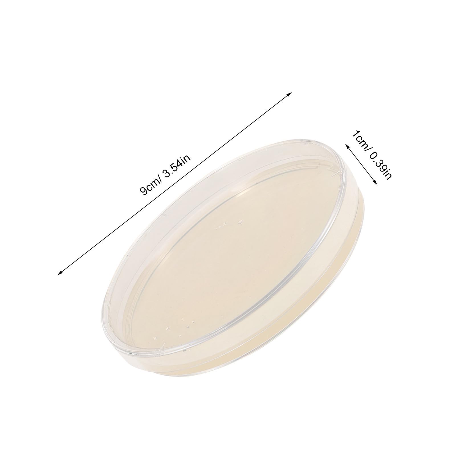 20 Piezas Placa de Petri Nutritiva Prevertida de 9cm