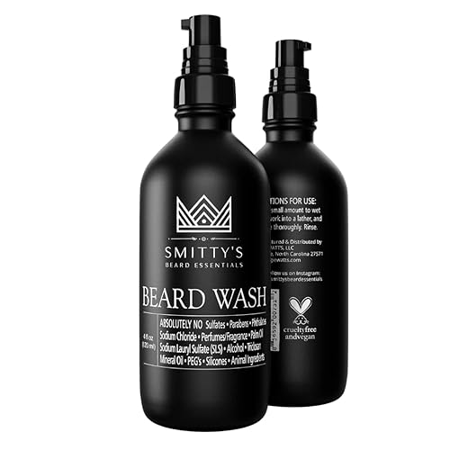 Miniatura 2 de Smitty's - Jabón para barba, 4 onzas, ingredientes naturales y orgánicos, 100% vegano, formulado para hidratar la piel y el vello de la barba,