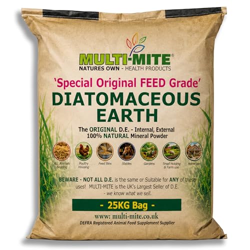 Multi-Mite 25KG Bag Feed Grade Diatomaceous Earth DE Powder for D...