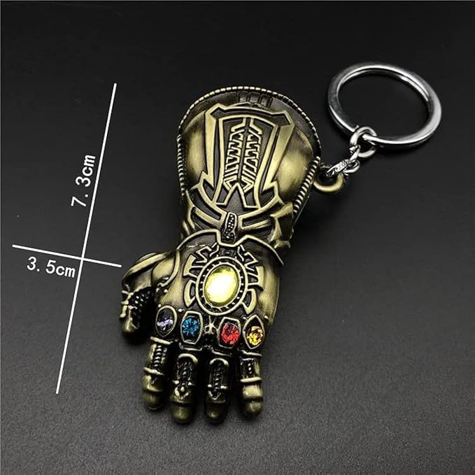 Image of Blue Aura Catchy Marvel Avengers Thor'S Love And Thunder Thor Hammer Pewter Mjolnir Anti-Rust Metal Keychain & Keyring For Men, Women,Bike & Car