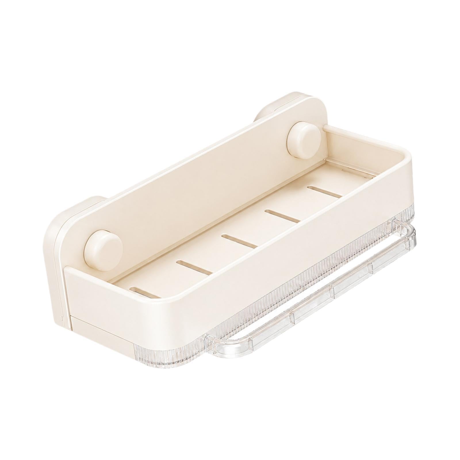 Porta Spugne a Ventosa, Organizer da Cucina, Dispenser per Lavastoviglie, Porta Spazzole, Porta Strofinacci, Scolapiatti, Bianco Crema