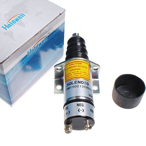 Solenoide 12V 1500-2047 con alta resistencia térmica para parada de diesel