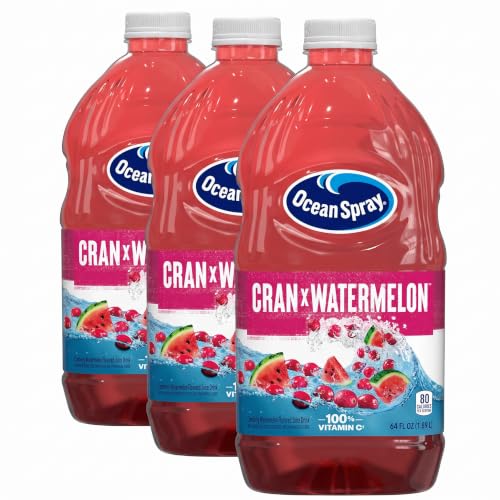 Ocean Spray® Cran-Watermelon™ Cranberry Watermelon Juice Drink, 64 Fl Oz Bottle (Pack of 3)