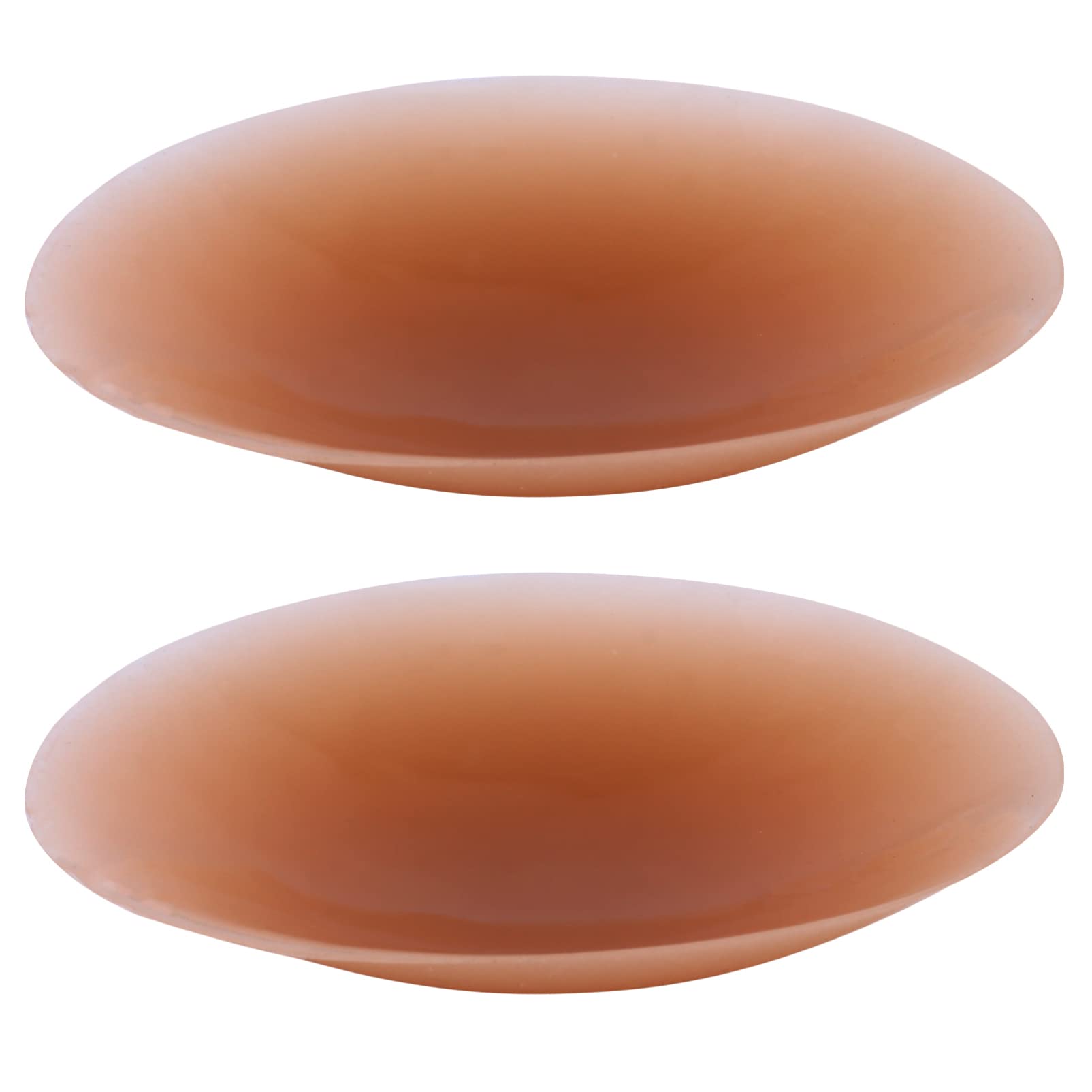 BESTYASH Invisible Breast Stickers Women's Breast Pads Silicone Delicate Beautiful Dark Coffee