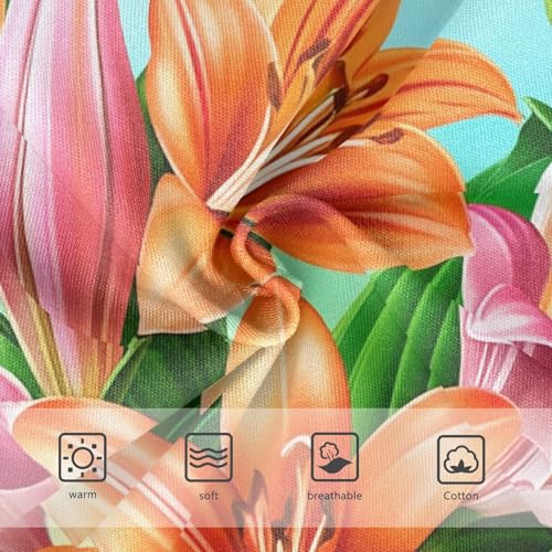 Bouquet Lilies Orange Girls Underwear Toddlers 2t Cotton Panties for Girl Personalized Kids Briefs Undies3