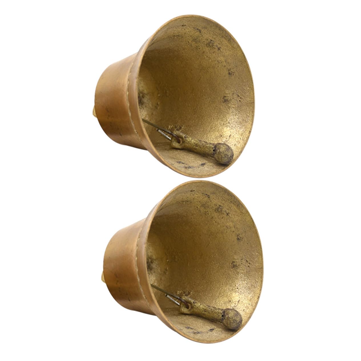 GANAZONO 2 Pezzi Campanelli in Rame Retro Decorazioni Appese con Suono Vintage e Ufficio DA Te