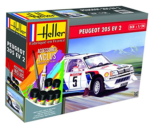 Peugeot 205 EV2 Heller 56716 maquette voiture sport pour vos loisirs