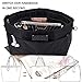 Time Wing Handbag Tote Purse Organizer Insert Bag Liner Shaper Divider Zipper 11 Pockets Compartments X Large Black