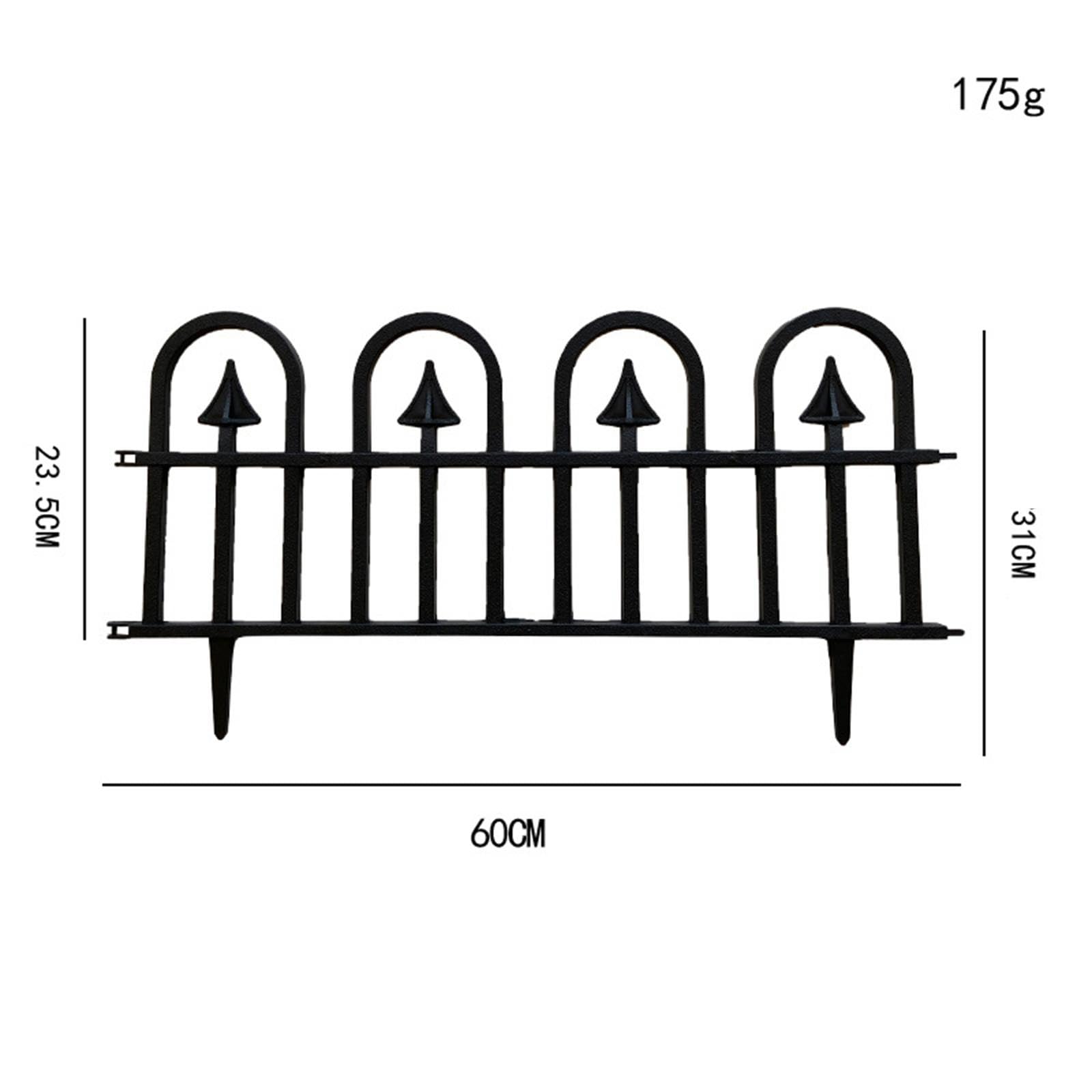 5 Pièces de Bordure de Jardin, Barrière de Protection, Décoration Paysagère
