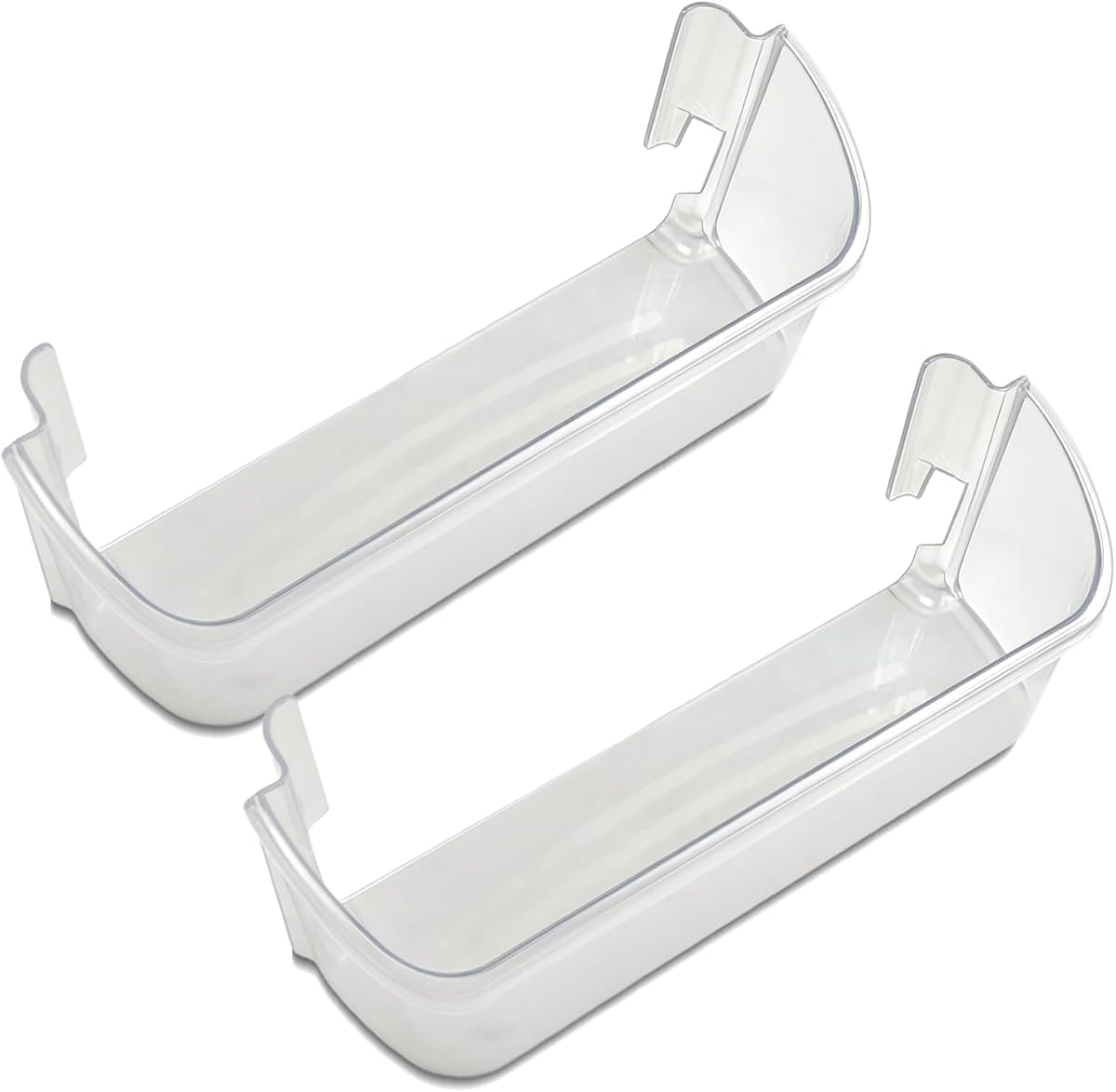 240323002 Papelera para puerta de refrigerador (paquete de 2) compatible con Frigidaire Kenmore, 2 estantes inferiores en el lado del refrigerador, reemplaza PS429725 AH429725 AP2115742 EA429725 240323005