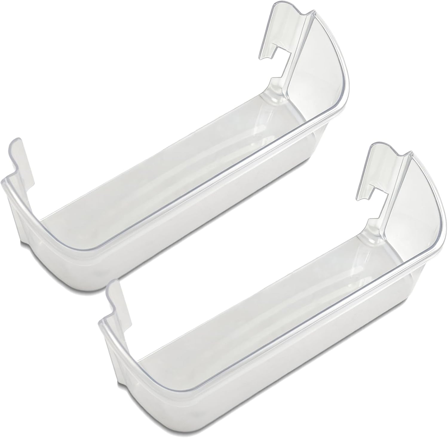 240323002 Refrigerator Door Bin (2 Pack) Compatible with Frigidaire Kenmore, Bottom 2 Shelves on Refrigerator Side, Replace PS429725 AH429725 AP2115742 EA429725 240323005 Door Shelf Bin