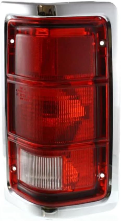KarParts360 For Dodge Truck Pickup Tail Light Assembly Lens 1987-1993 Pair Driver and Passenger Side For CH2808103 + CH2809103