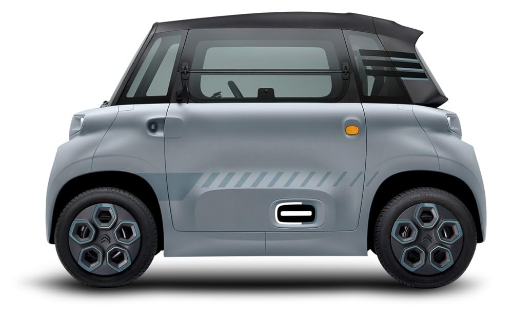 Power 07 (Blue) – Decorative adhesive vinyl kit designed for Citroën AMI and Opel Rocks-e