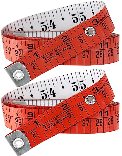Raajsee Fabric Tape Measure Body Measuring Tape, Soft Fabric Measuring Tape For Sewing Cloth & Weight Loss Medical Body Measurement Nursing Craft 60 Inch/150 Cm #TOP8