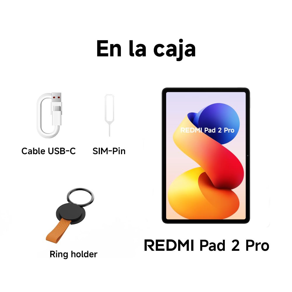 Xiaomi Redmi Pad 2 Pro Tablet 12.1" 2.5K 6GB RAM 128GB ROM WiFi 6 Gris