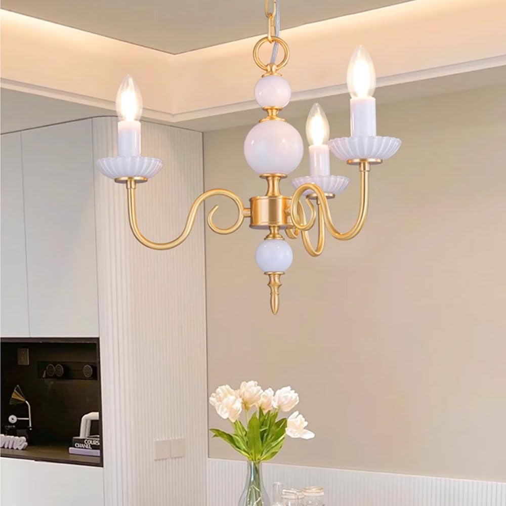 Lustre en cristal moderne plafonnier sans éblouissement style bougie