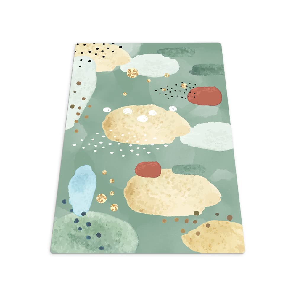 Tapis sous la chaise vinyle Coloray 100x70 cm avec protection de sol aquarelle gaming