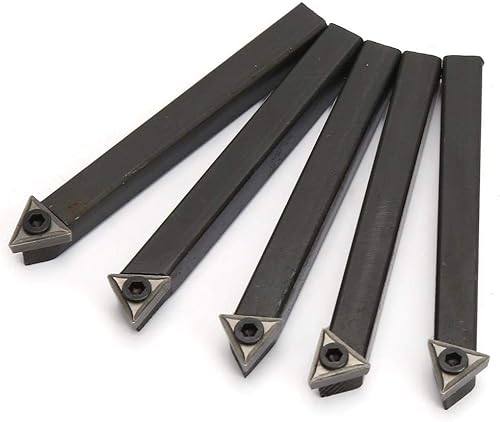 Miniatura 7 de Juego de 5 piezas de insertos de carburo indexables de 14 pulgadas, broca de herramientas de torno de carburo, broca de inserción de herramientas de