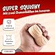 KOSxBO Squeeze Toys Realistische Hoden Anti-Stress-Ball – JGA – Scherzartikel – Eier-Stressball zum Kneten – Eintauchende Hoden – Eier-Gadget