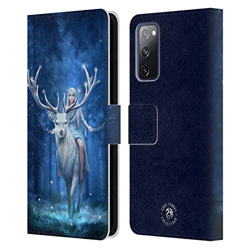 Funda libro de cuero Samsung Galaxy S20 FE Anne Stokes Bosque Fantasía 2