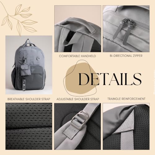 Image of Laptop Backpack for Men & Women 15.6 Inch, Water Resistant Travel Backpack with Multiple Compartments, College School Office Bag for Work, Business & Daily Use