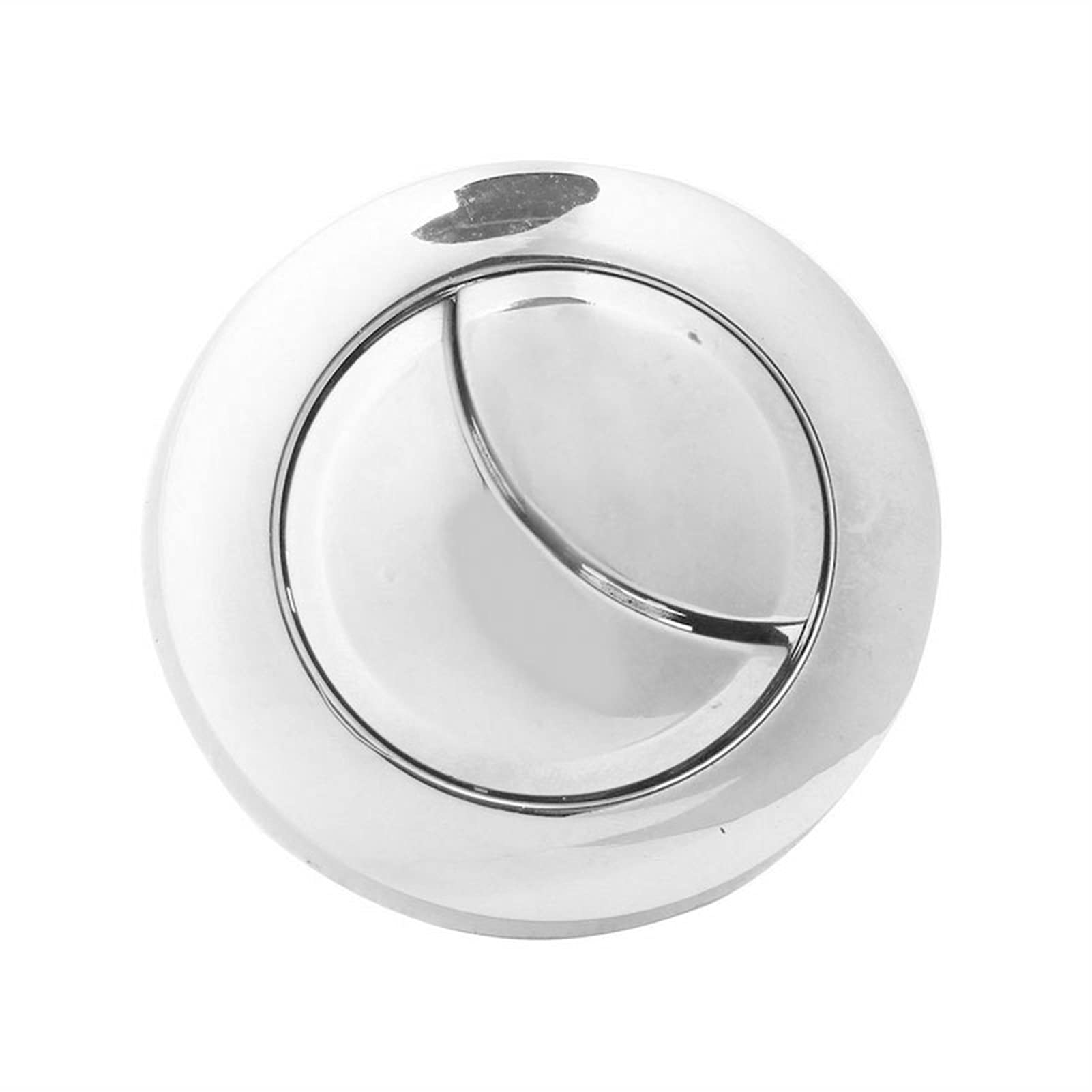 Toilet Flush Valves 48mm Universal High-end Mirror Dual Push Toilet Flush Button Loo WC Flush Valve Replacement for Various Toilet Tank Top Buttons Toilet Tank Button