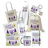 Kembilove® Pack Regalo Personalizado Valladolid Fútbol | Regalo Único Fan Valladolid Nombre Número | Souvenir Oficial Equipo Valladolid Regalo Fútbol para Aficionados Leales del Club Pucelano