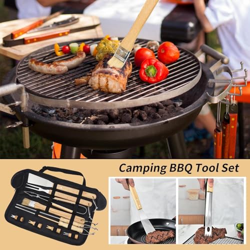 Accessoires de barbecue extérieur lot 10 spatule pince - 3