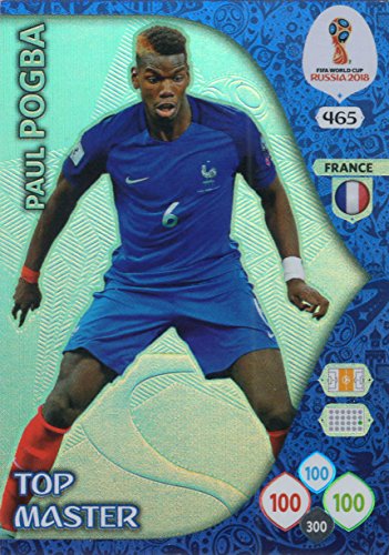 Adrenalyn XL FIFA World Cup 2018 Rusia  Paul Pogba Top Master Trading Card  Francia # 465