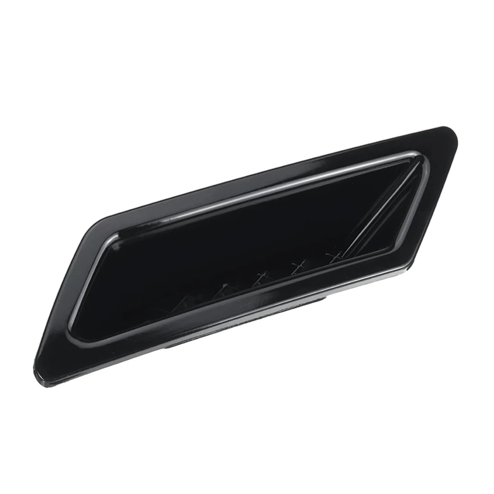 Prise d'air décorative pour capot Décoration universelle noire brillante pare-choc avant de voiture, pour Civic