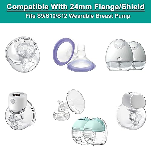 Insertos de brida 21mm para extractor de leche compatible miniatura 2