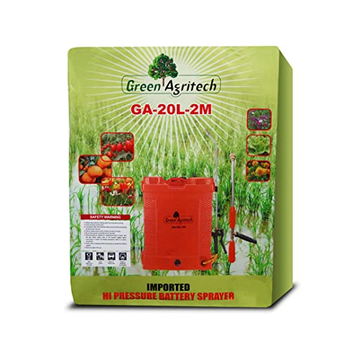 Image of Green Agritech Hi Pressure Double Motor Battery Operated Sprayer-20Ltr