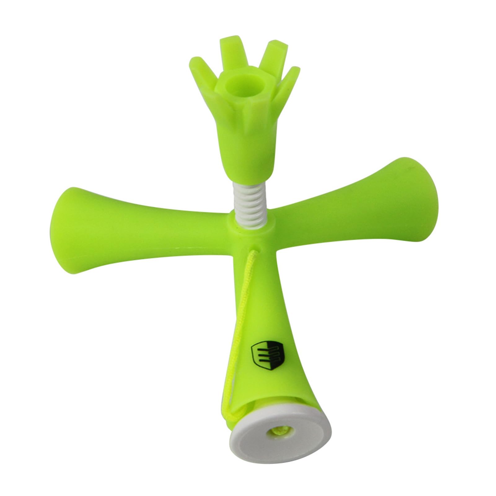 Ulafbwur Green Tripod Golf Tee Portable Golf Tee Adjustable Abs Anti-Flying Tripod Golf Tee For Training Golf Tee Triangle Golf Tee